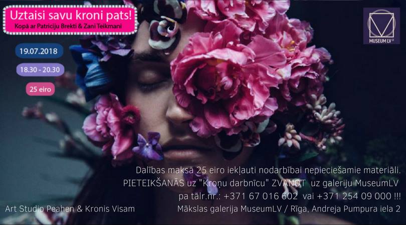 Kroņu Darbnīca kopā ar Patriciju Brekti & Zani Teikmani
